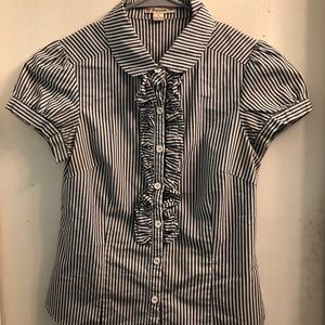 Forever Fitted Blue Striped Blouse